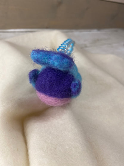 Bauble Bird - Blue, Purple and Lilac