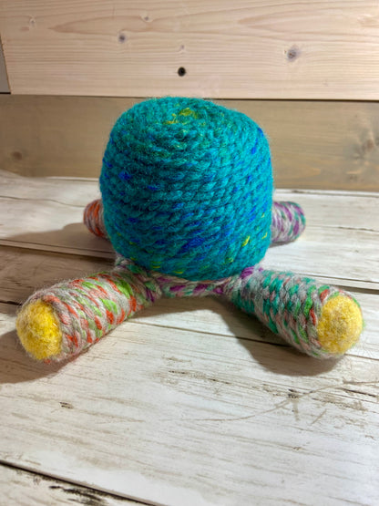 Tony the Turtle - Needle Felt With Wool Yarn