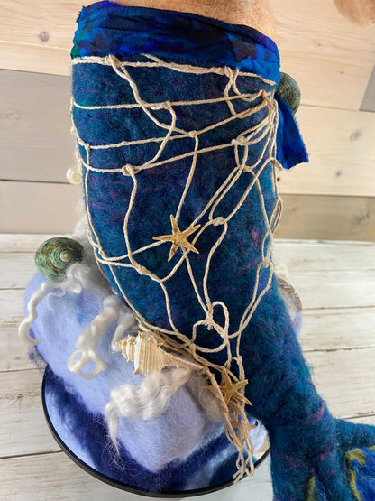 Needle Felted Mermaid- 3 Feet Tall