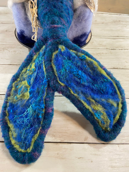 Needle Felted Mermaid- 3 Feet Tall