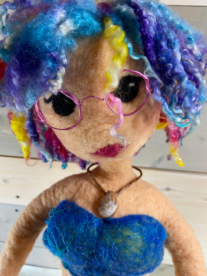 Needle Felted Mermaid- 3 Feet Tall